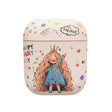 For AirPods 2 / 1 Girl Pattern Earbuds Box Frosted TPU Case(Crown) - For AirPods 1/2 by PMC Jewellery | Online Shopping South Africa | PMC Jewellery | Buy Now Pay Later Mobicred