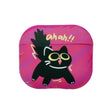 For AirPods 3 Cat and Dog Pattern Earbuds Box Frosted TPU Case(Flashing Cat) - For AirPods 3 by PMC Jewellery | Online Shopping South Africa | PMC Jewellery | Buy Now Pay Later Mobicred