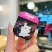 For AirPods 2 / 1 Cat and Dog Pattern Earbuds Box Frosted TPU Case(Shocking Dog)