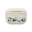 For AirPods Pro Panda Pattern Earbuds Box Frosted TPU Case(Panda Family) - For AirPods Pro by PMC Jewellery | Online Shopping South Africa | PMC Jewellery | Buy Now Pay Later Mobicred