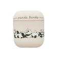 For AirPods 2 / 1 Panda Pattern Earbuds Box Frosted TPU Case(Panda Family) - For AirPods 1/2 by PMC Jewellery | Online Shopping South Africa | PMC Jewellery | Buy Now Pay Later Mobicred