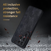 For Samsung Galaxy S25 Ultra 5G AZNS 3D Embossed Skin Feel Phone Case(Black)