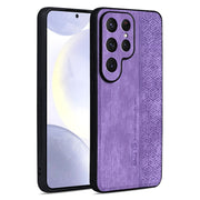 For Samsung Galaxy S25 Ultra 5G AZNS 3D Embossed Skin Feel Phone Case(Purple)