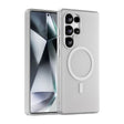 For Samsung Galaxy S25 Ultra MagSafe Frosted Translucent TPU + PC Full Coverage Phone Case(White) - Galaxy S25 Ultra 5G Cases by PMC Jewellery | Online Shopping South Africa | PMC Jewellery | Buy Now Pay Later Mobicred
