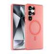 For Samsung Galaxy S25 Ultra MagSafe Frosted Translucent TPU + PC Full Coverage Phone Case(Red) - Galaxy S25 Ultra 5G Cases by PMC Jewellery | Online Shopping South Africa | PMC Jewellery | Buy Now Pay Later Mobicred