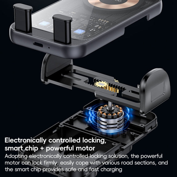 Yesido C307 15W Suction Cup Car Wireless Charging Holder(Black)