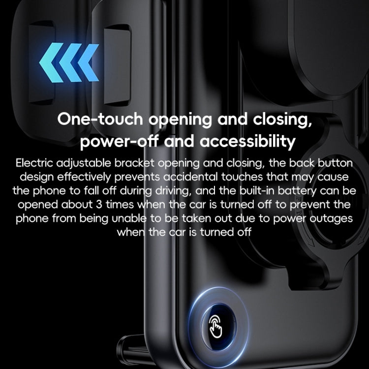 Yesido C307 15W Suction Cup Car Wireless Charging Holder(Black)
