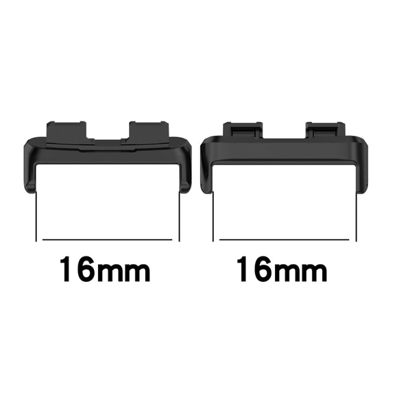 For Huawei Band 10 / 9 / 8 1 Pair Stainless Steel Metal Watch Band Connector(Gold)