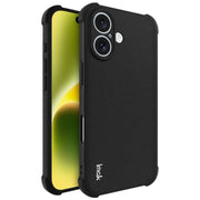 For iPhone 16 imak Shockproof Airbag TPU Phone Case(Matte Black)