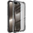 For iPhone 16e imak Shockproof Airbag TPU Phone Case(Transparent Black) - iPhone 16e Cases by imak | Online Shopping South Africa | PMC TechLife | Buy Now Pay Later Mobicred