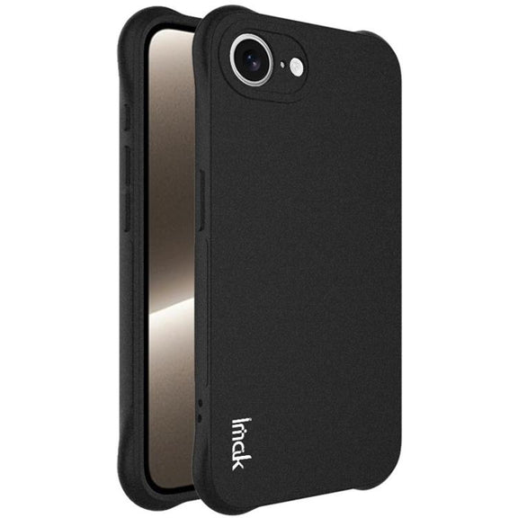 For iPhone 16e imak Shockproof Airbag TPU Phone Case(Matte Black)