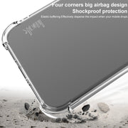For iPhone 16 Pro imak Shockproof Airbag TPU Phone Case(Transparent)