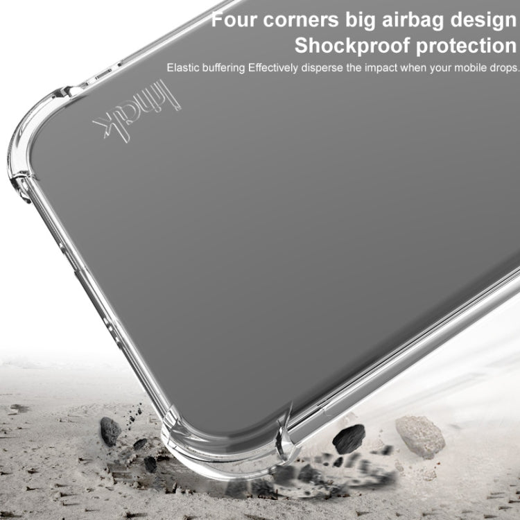 For iPhone 16 Pro Max imak Shockproof Airbag TPU Phone Case(Transparent)