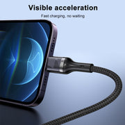 Yesido CA165C 60W USB + USB-C / Type-C to USB-C / Type-C 2 in 1 Fast Charging Data Cable, Length:1.2m(Black)