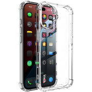 For iPhone 16 IMAK Space Shield PC + TPU Airbag Shockproof Phone Case(Transparent)