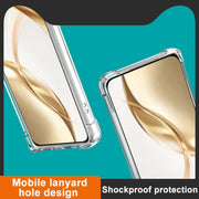 For iPhone 16 IMAK Space Shield PC + TPU Airbag Shockproof Phone Case(Transparent)