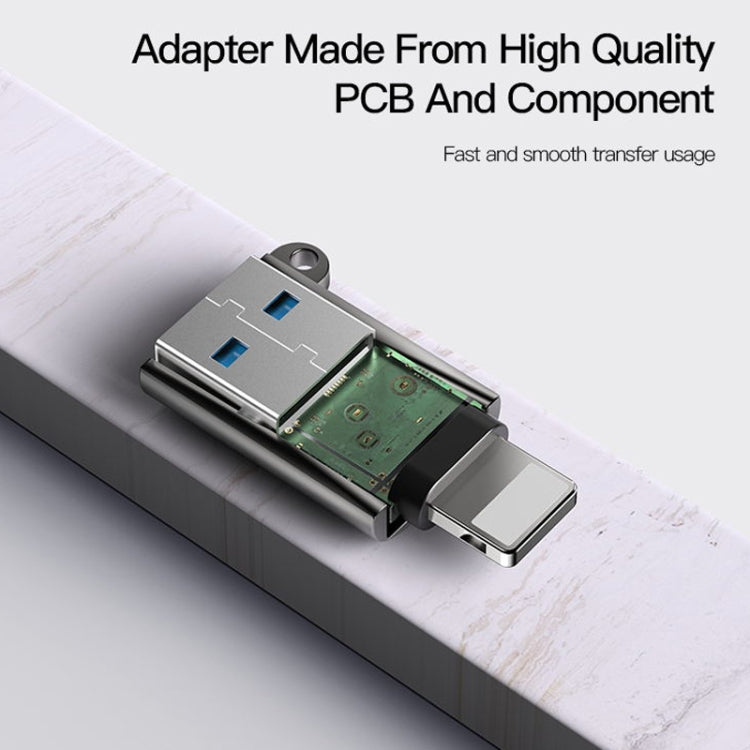 Yesido GS14 8 Pin to USB 3.0 OTG Adapter(Black)