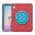 For iPad Air 11 2024 Spider Turntable Handle Stress Relief Tablet Case(Red Blue) - iPad Air 11 2024 Cases by PMC TechLife | Online Shopping South Africa | PMC TechLife | Buy Now Pay Later Mobicred