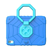 For iPad Air 11 2025 / 2024 Spider Turntable Handle Stress Relief Tablet Case(Blue)
