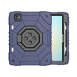 For iPad Pro 11 2024 Spider Turntable Handle Stress Relief Tablet Case(Navy Blue Black) - iPad Pro 11 2024 Cases by PMC TechLife | Online Shopping South Africa | PMC TechLife | Buy Now Pay Later Mobicred
