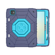 For iPad Pro 11 2024 Spider Turntable Handle Stress Relief Tablet Case(Navy Blue Blue) - iPad Pro 11 2024 Cases by PMC TechLife | Online Shopping South Africa | PMC TechLife | Buy Now Pay Later Mobicred