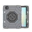 For iPad Pro 11 2024 Spider Turntable Handle Stress Relief Tablet Case(Grey Black) - iPad Pro 11 2024 Cases by PMC TechLife | Online Shopping South Africa | PMC TechLife | Buy Now Pay Later Mobicred