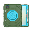 For iPad Pro 11 2024 Spider Turntable Handle Stress Relief Tablet Case(Army Green Blue) - iPad Pro 11 2024 Cases by PMC TechLife | Online Shopping South Africa | PMC TechLife | Buy Now Pay Later Mobicred