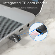 Yesido GS20 USB 2.0 to TF Card Portable Mini OTG Card Reader(Black)