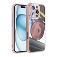 For iPhone 16 Pro 360 Holder Magsafe Acrylic Hybrid TPU Phone Case(Pink) - iPhone 16 Pro Cases by PMC TechLife | Online Shopping South Africa | PMC TechLife | Buy Now Pay Later Mobicred