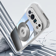 For Google Pixel 9 / 9 Pro 360 Holder Magsafe Acrylic Hybrid TPU Phone Case(Grey)