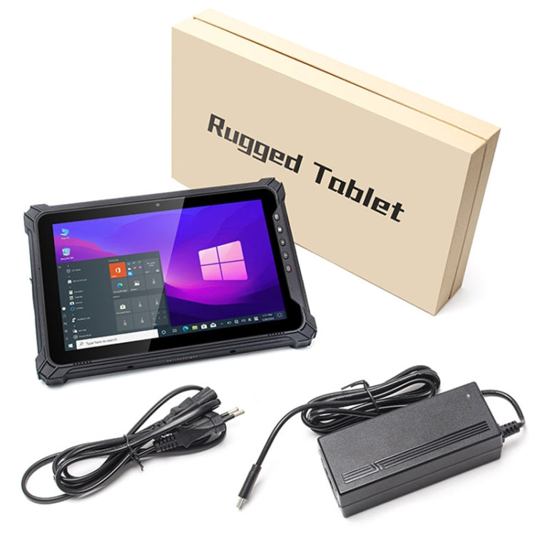 UNIWA WinPad W117 Rugged Tablet PC, 8GB+128GB, 10.1 inch Windows 11 Pro Intel Jasper Lake N5100 Quad Core, 4G Network(Black)