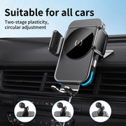 M7 Intelligent Sensing Fast Wireless Charging Car Holder(Black)