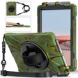 For Microsoft Surface Go 4 / 3 / 2 / 1 Shockproof Colorful Silicone + PC Protective Case with Holder & Shoulder Strap & Hand Strap & Pen Slot (CP Camouflage) - free shipping - PMC TechLife - Order now!