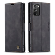 For Samsung Galaxy Note20 CaseMe Multifunctional Horizontal Flip Leather Case, with Card Slot & Holder & Wallet(Black)