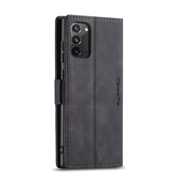 For Samsung Galaxy Note20 CaseMe Multifunctional Horizontal Flip Leather Case, with Card Slot & Holder & Wallet(Black)