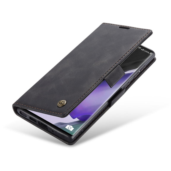 For Samsung Galaxy Note20 CaseMe Multifunctional Horizontal Flip Leather Case, with Card Slot & Holder & Wallet(Black)