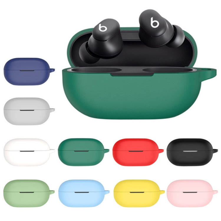 For Beats Solo Buds Wireless Earphones Silicone Protective Case(Matcha Green)