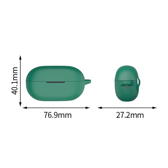 For Beats Solo Buds Wireless Earphones Silicone Protective Case(Matcha Green)