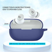 For Beats Solo Buds Wireless Earphones Silicone Protective Case(Matcha Green)