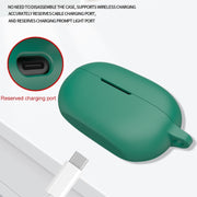 For Beats Solo Buds Wireless Earphones Silicone Protective Case(Matcha Green)