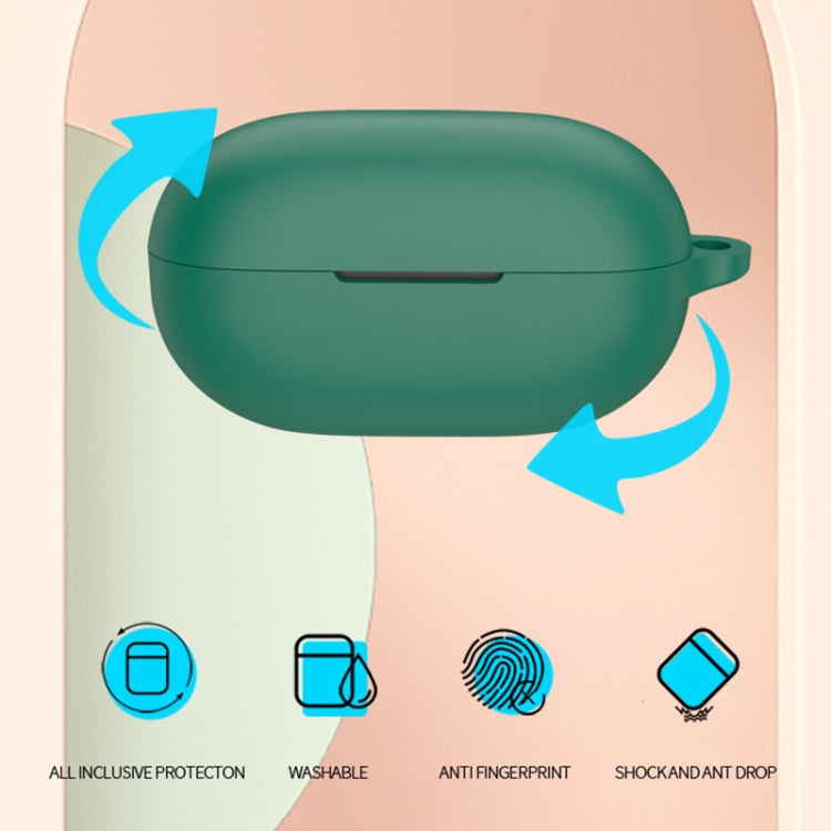 For Beats Solo Buds Wireless Earphones Silicone Protective Case(Matcha Green)