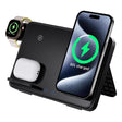 C30 15W 3 in 1 Magnetic Wireless Charger with Night Light(Black) - free shipping - PMC Jewellery - Order now!