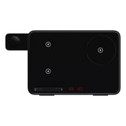 C30 15W 3 in 1 Magnetic Wireless Charger with Night Light(Black)