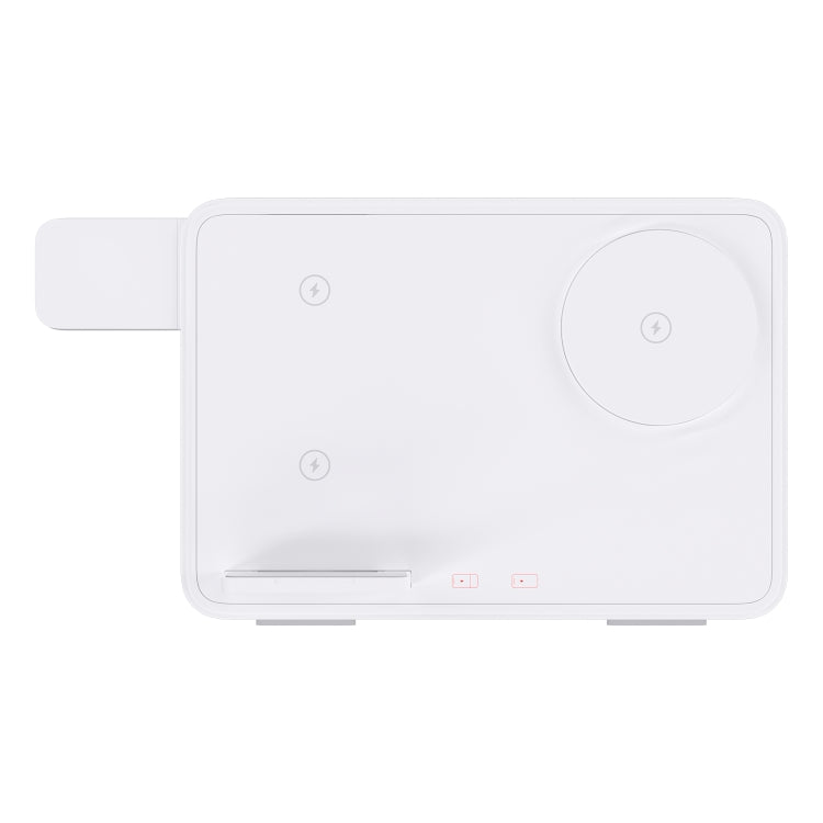 C30 15W 3 in 1 Magnetic Wireless Charger with Night Light(White)