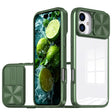 For iPhone 16 Sliding Camshield Acrylic Hybrid TPU Phone Case(Olive Green) - iPhone 16 Cases by PMC TechLife | Online Shopping South Africa | PMC TechLife | Buy Now Pay Later Mobicred