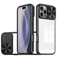 For iPhone 16 Pro Sliding Camshield Acrylic Hybrid TPU Phone Case(Black) - iPhone 16 Pro Cases by PMC TechLife | Online Shopping South Africa | PMC TechLife | Buy Now Pay Later Mobicred