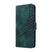 For Redmi K70 Ultra Embossed Rhombus Starry Leather Phone Case(Green)