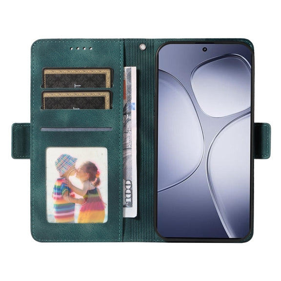 For Redmi K70 Ultra Embossed Rhombus Starry Leather Phone Case(Green)