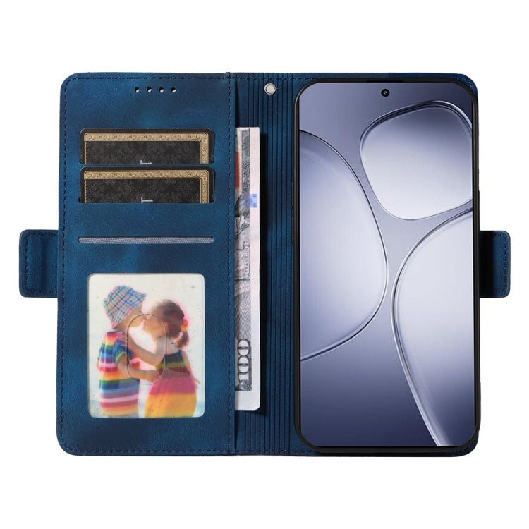 For Redmi K70 Ultra Embossed Rhombus Starry Leather Phone Case(Blue)