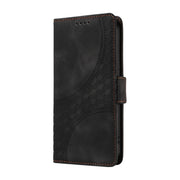 For Redmi K70 Ultra Embossed Rhombus Starry Leather Phone Case(Black)
